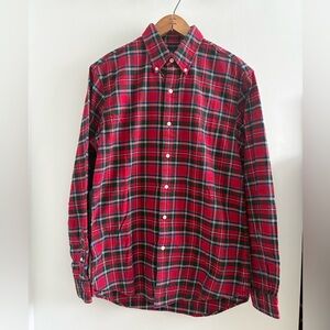 Polo by Ralph Lauren Men’s US M Red Plaid Shirt EUC